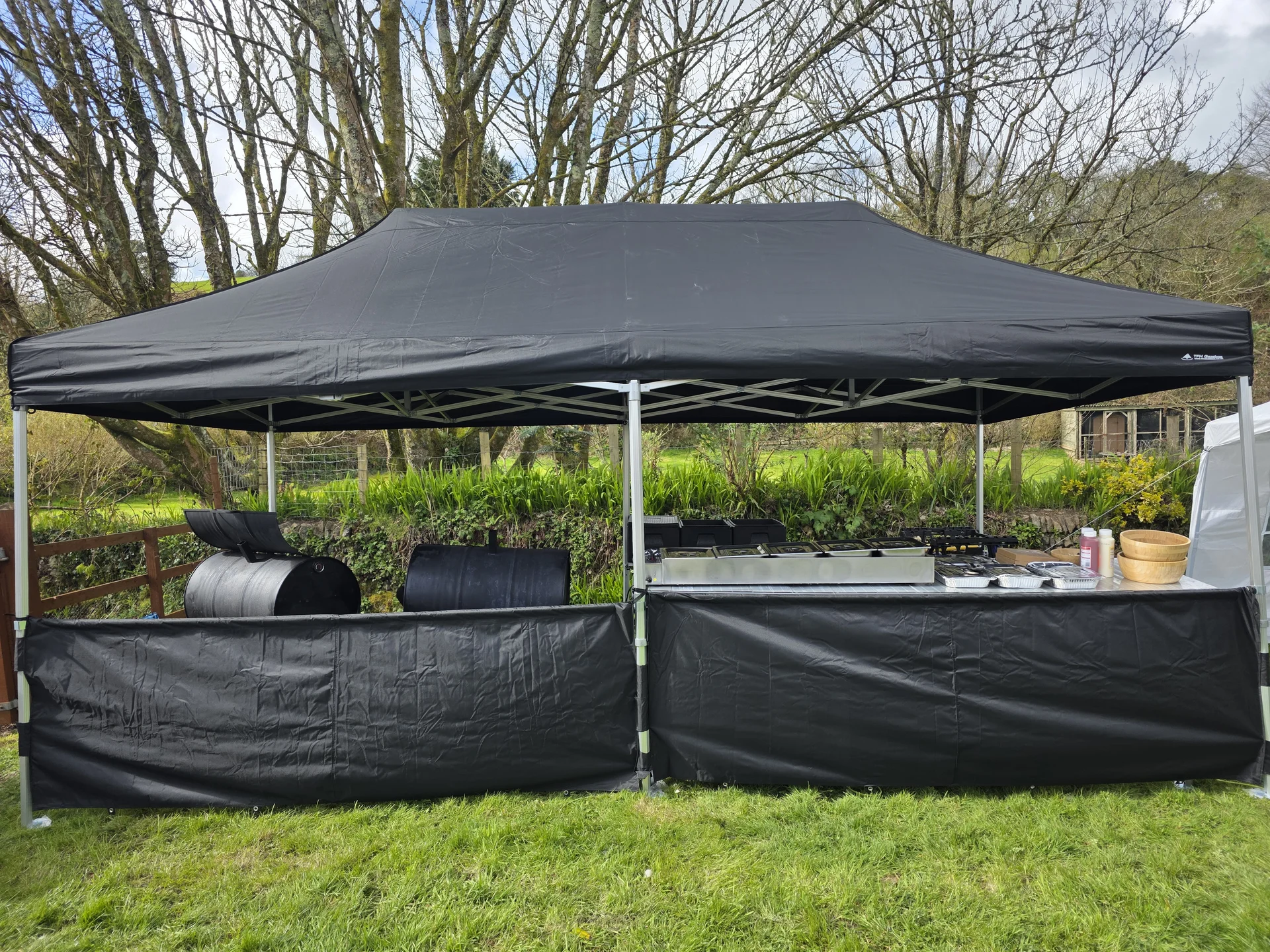 Live BBQ, giant pan & hog roast at your event