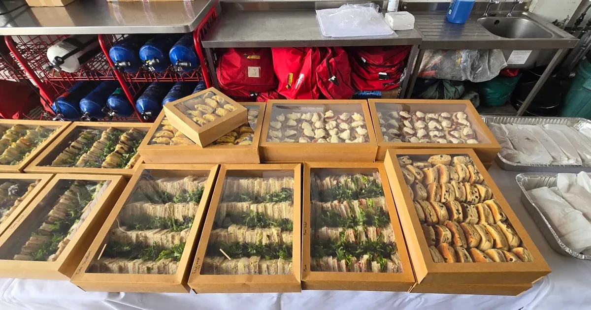 Event catering in Padstow: Salt Wind Catering