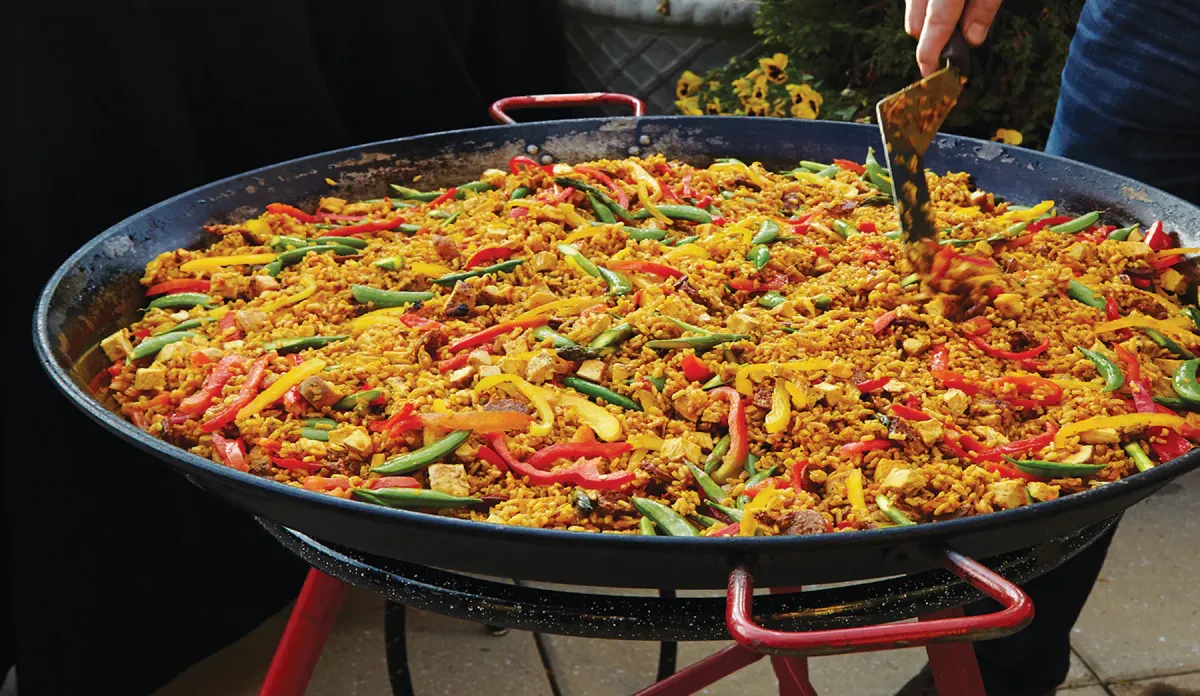 Giant Pan & Paella catering in Devon