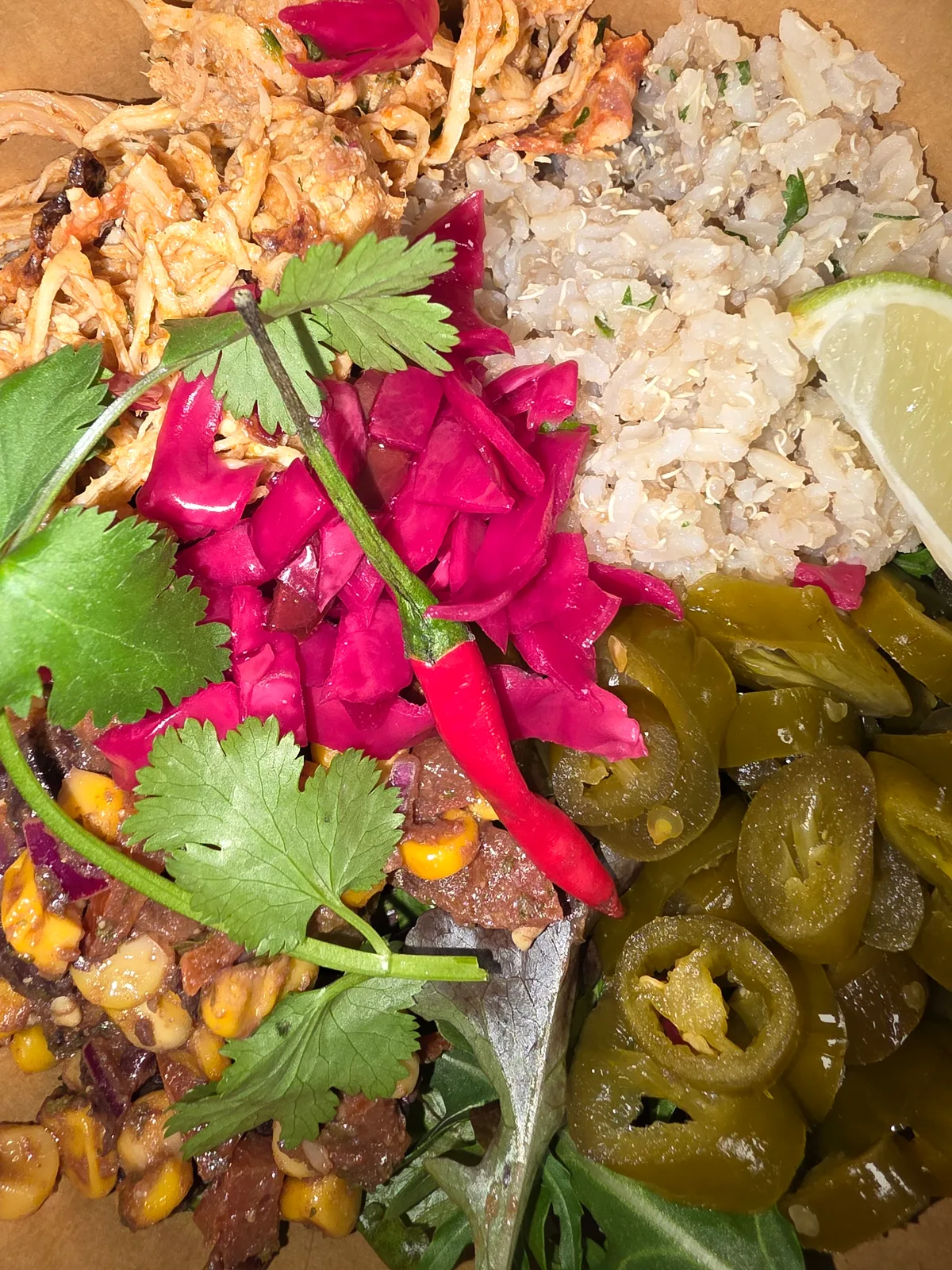 mini bowls catering catering platter for events in Cornwall and Devon