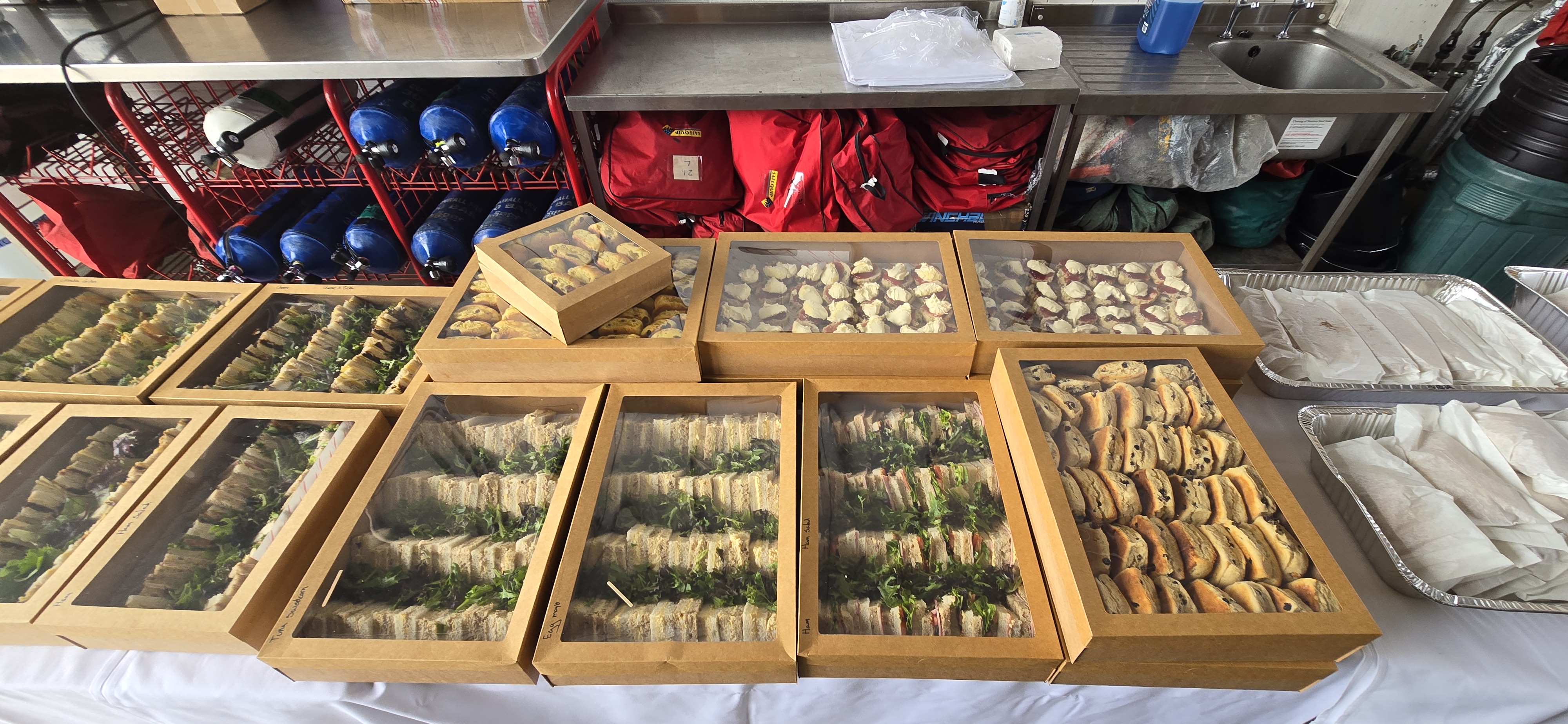 Breakfast catering delivery for events in Cornwall